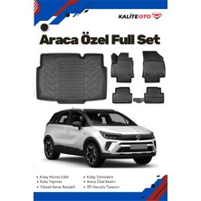 Ko Kaliteoto Opel Crossland 2018 Model Yumuşak Paspas+Alt Bagaj Havuzu Setii Proxy