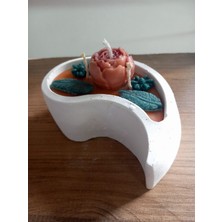 Nadire Tasarım Saksıda  Mum