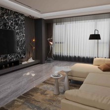 Ahşap Mantar Sehpa 2’li Set Beyaz Renk Zigon ve Fiskos