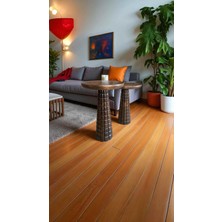 Ceviz Renk Ahşap Mantar Sehpa 2’li Set