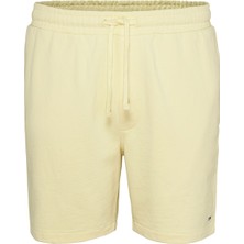 Tommy Jeans Standart Sarı Erkek Sweat Şort DM0DM16331ZHO_TJM College Pop Surfe