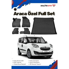 Ko Kaliteoto Opel Combo 2011-2012-2013-2014 Model Tam Uyumlu Paspas+Üst Bagaj Havuzu Setii Prox