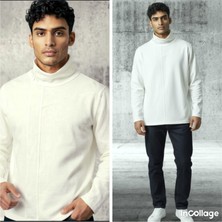 Black Steel Balıkçı Yaka Modelli Sweatshırt