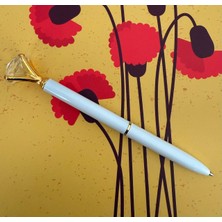 MYK Hediye ve Sanat Atölyesi Premium Roller Kalem Kişiye Özel Tektaşlı Metal Kalem Roller  Imza Kalemi