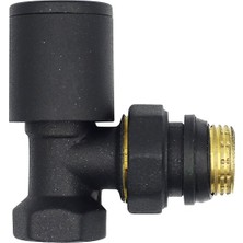 Digisu Radyatör Köşe Vanası-Siyah-2