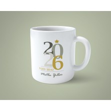 Hesaplısı Burada Yeni Yıla Özel Isimli Baskılı Kupa Bardak 2024