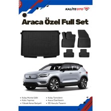 Ko Kaliteoto Volvo EX40 2024-2025 Model Yumuşak Paspas+Bagaj Havuzu Setii Prox