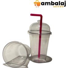 AmbalajSende 12 Oz Pet Bardak  (50ADET)