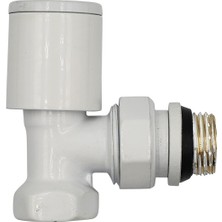 Digisu Radyatör Köşe Vanası-Beyaz-2li