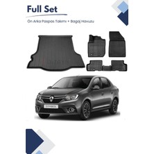 Ko Kaliteoto Renault Symbol 2017 Model Tam Uyumlu Paspas+Bagaj Havuzu Seti Pro
