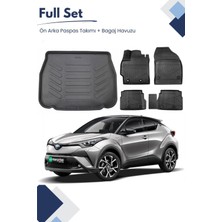 Ko Kaliteoto Toyota C-Hr 2021 Model Tam Uyumlu Paspas+Bagaj Havuzu Seti Rice