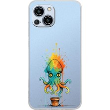 PrintiFy Reeder S23 Pro Max ile Uyumlu Grafiti Create Art Tasarımlı Şeffaf Silikon Kılıf