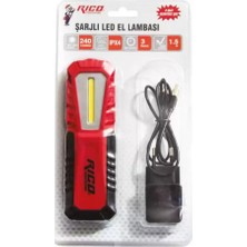 RICO 013-RC0037 Şarjlı Mıknatıslı Led Lamba 240 Lümen