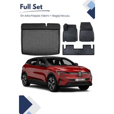 Ko Kaliteoto Renault Megane E-Tech 2023 Model Tam Uyumlu Paspas+Bagaj Havuzu Seti Pro