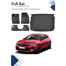 Ko Kaliteoto Opel Astra L 2025 Model Tam Uyumlu Paspas+Üst Bagaj Havuzu Seti Pro