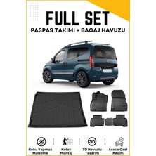 Ko Kaliteoto Fiat Fiorino 2007 Model Birebir Uyumlu Bagaj Havuzu+Paspas Setii