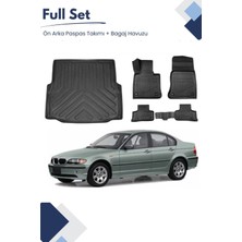 Ko Kaliteoto Bmw 3 Serisi E46 1999 Model Tam Uyumlu Paspas+Bagaj Havuzu Seti Pro
