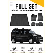 Ko Kaliteoto Citroen Nemo 2010 Model Birebir Uyumlu Bagaj Havuzu+Paspas Setii