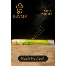 Darshan Yeşil Elma Aromalı Çubuk Tütsü – Kayık Hediyeli