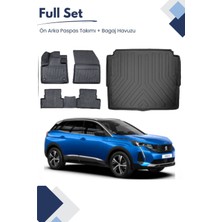 Ko Kaliteoto Peugeot 3008 2016 Model Tam Uyumlu Paspas+Alt Bagaj Havuzu Setii Pro