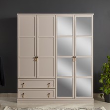 Edsy Home Doru 4 Kapaklı Dolap