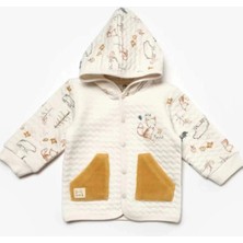 Bibaby Wild Forest Bebek Hırka 61512 Hardal Bej