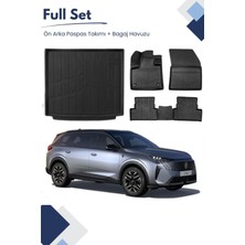 Ko Kaliteoto Peugeot 5008 Elektirikli 2025 Model Tam Uyumlu Paspas+Bagaj Havuzu Seti Pro