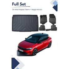 Ko Kaliteoto Opel Corsa F 2025 Model Tam Uyumlu Paspas+Bagaj Havuzu Seti Pro