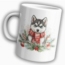 Shop Yılbaşı Sibirya Kurdu Temalı Kupa