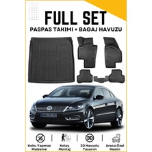 Ko Kaliteoto Volkswagen Passat cc 2011 Model Birebir Uyumlu Bagaj Havuzu+Paspas Setii