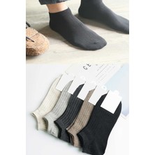 Bgk Unisex 5'li Yazlık Renkli Çorap TYC00487430677-ŞEFFAF Klasik