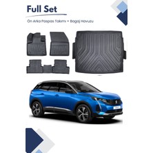 Ko Kaliteoto Peugeot 3008 2019 Model Tam Uyumlu Paspas+Üst Bagaj Havuzu Seti Pro