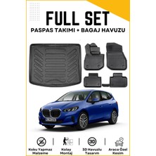 Ko Kaliteoto Bmw 2 Serisi Active Tourer U06 2021-2022-2023-2024-2025 Model Birebir Uyumlu Bagaj Havuzu+Paspas Setii