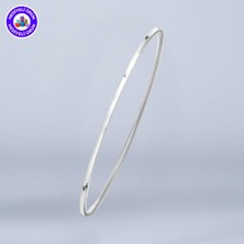 E-Gümüş 925 Ayar Gümüş Kadın Ajda Yatırımlık Bilezik