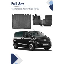 Ko Kaliteoto Fiat Ulysee 8+1 2025 Model Tam Uyumlu Paspas+Bagaj Havuzu Seti Pro