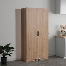Edsy Home Belen 2 Kapaklı Kiler Dolabı Kahverengi