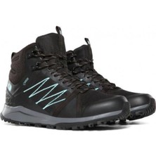 The North Face Litewave Fastpack Iı Mid Waterproof Kadın Ayakkabı Siyah/mavi 38
