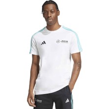 adidas JV5457-E Mercedes Dna Tee M Erkek T-Shirt Beyaz