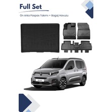 Ko Kaliteoto Volkswagen Tiguan 2019 Model Tam Uyumlu Paspas+Üst Bagaj Havuzu Seti Pro