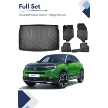 Ko Kaliteoto Opel Mokka 2024 Model Tam Uyumlu Paspas+Üst Bagaj Havuzu Seti Rice