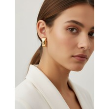 Alp Jewel 316L Piramit Küpe Xuping Kararmaz Çelik