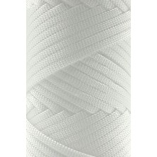 Sad Ribbon Polyester 4 mm Beyaz