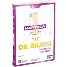 Anla Kazan Yayınları Üçdörtbeş 2026 Yks Tyt Dil Bilgisi 1 Haftada Konu Anlatımlı Soru Bankası Çözümlü -