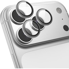 Etiget iPhone 17 Pro Max Kamera Lens Koruyucu ''safir Cam & Kolay Kurulum'' (Gümüş)