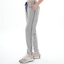 ASN Concept Asn Concpet Kadın Yanı Lacivert Arabiyeli Melanj Renk Eşofman Altı (Büyük Beden Seçeneğiyle)