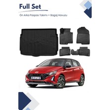 Ko Kaliteoto Hyundai I20 2025 Model Tam Uyumlu Paspas+Bagaj Havuzu Seti Pro