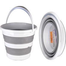 Livonelli Bebek ve Çocuk Katlanır Su Kovası Gri(12,8 Litre), Banyo Kovası (SK-315)