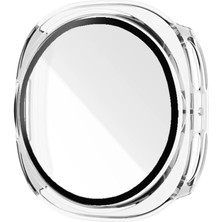 Microcase Samsung Galaxy Watch 8 Classic 46MM Için Ekran Korumalı Sert Rubber Kılıf - AL3173