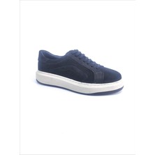 Derimas 02-39207 Hakiki Nubuk Deri Sneaker Siyah Erkek Ayakkabı