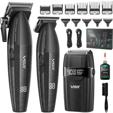 Özbience V-6740S3 Profesyonel Kablosuz Çok Fonksiyonlu Tıraş Seti